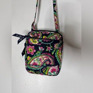Vera Bradley Crossbody Bag Floral‎ Paisley Small Hipster